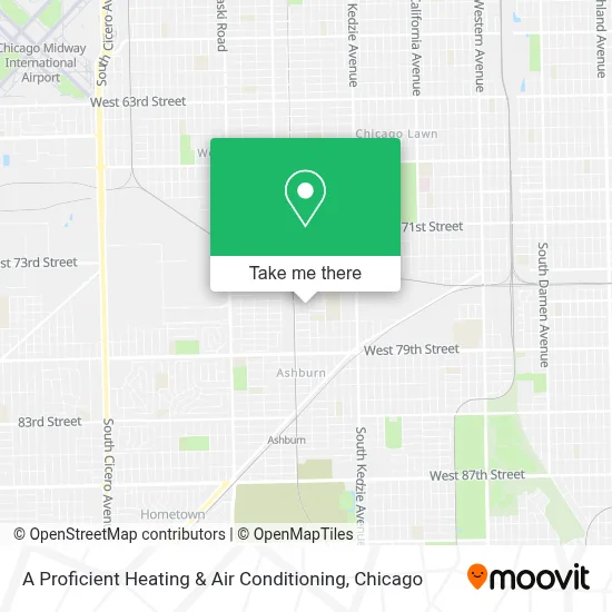 A Proficient Heating & Air Conditioning map