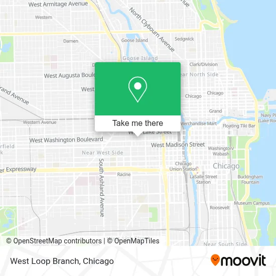 West Loop Branch map