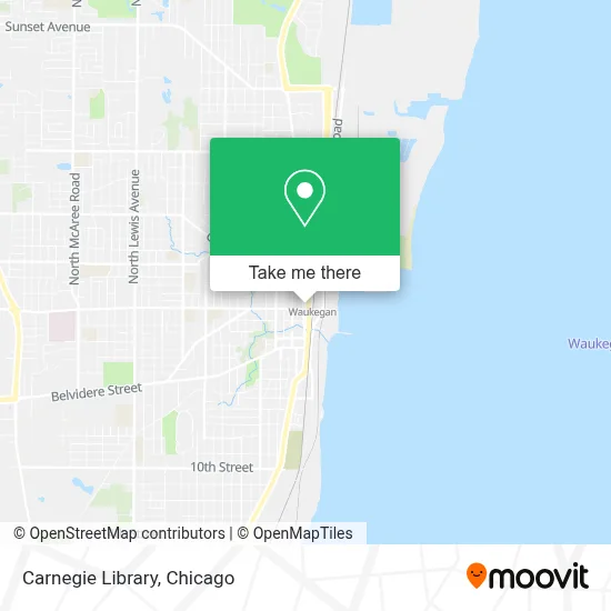 Carnegie Library map