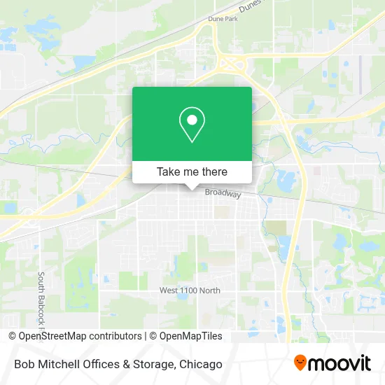 Bob Mitchell Offices & Storage map