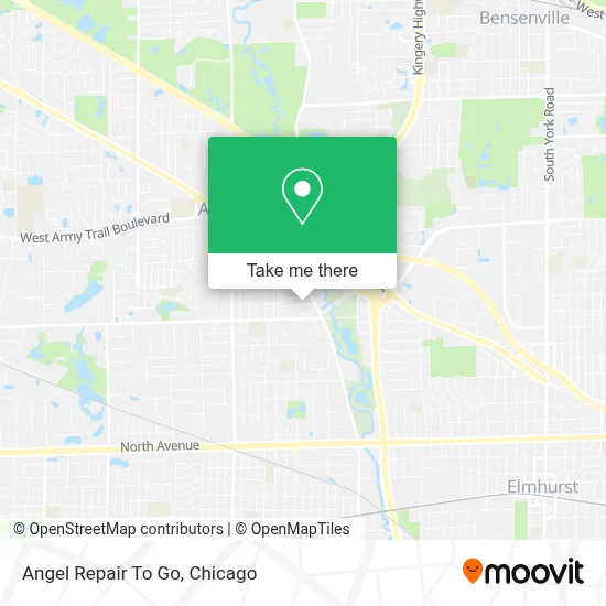 Angel Repair To Go map