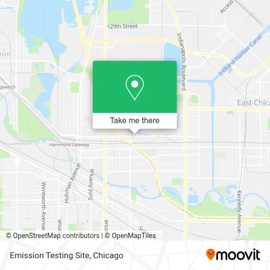Emission Testing Site map