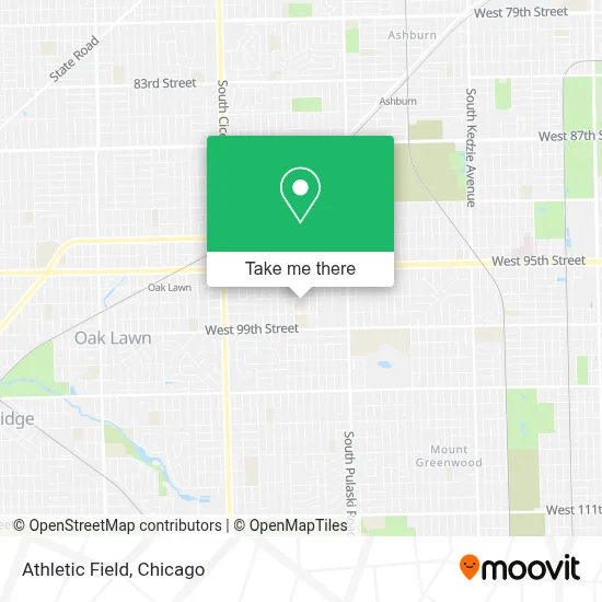 Athletic Field map