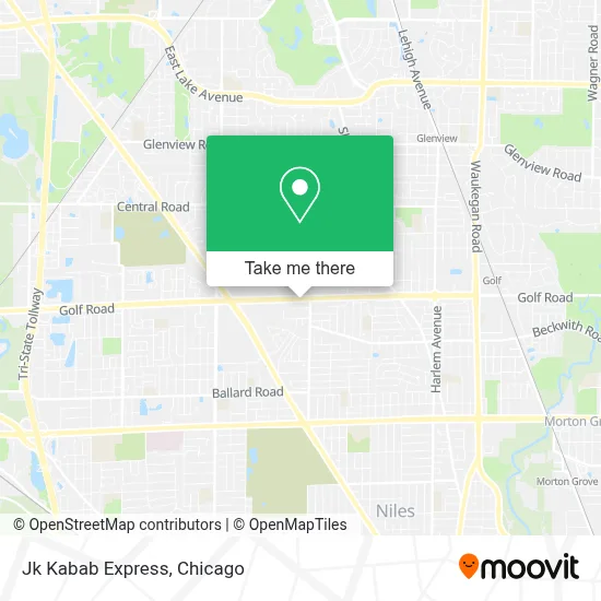 Jk Kabab Express map