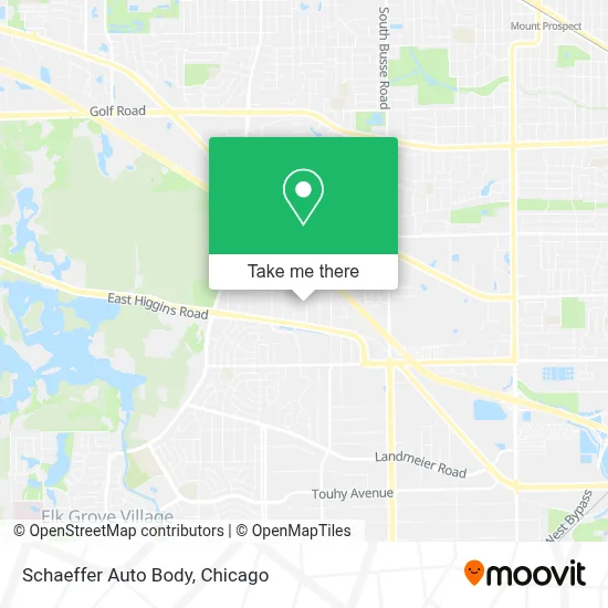 Schaeffer Auto Body map
