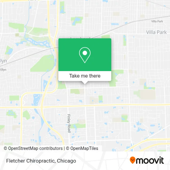 Fletcher Chiropractic map