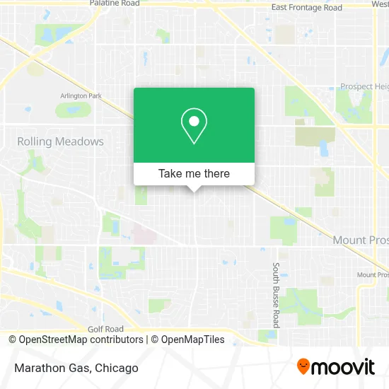 Marathon Gas map