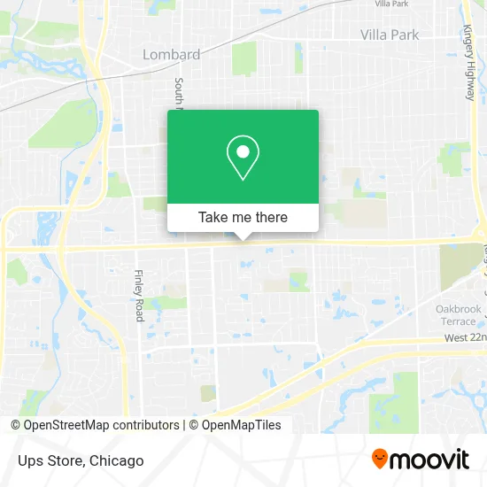 Ups Store map
