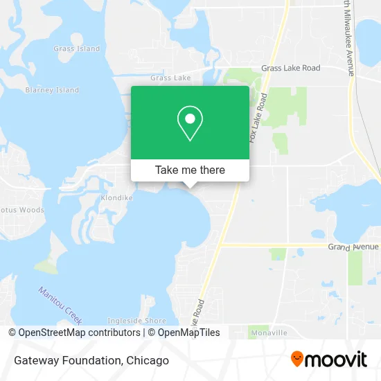 Gateway Foundation map