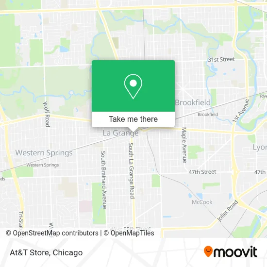 At&T Store map