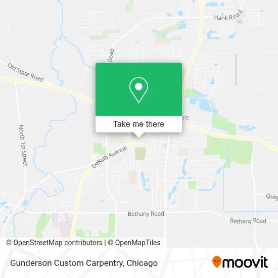 Gunderson Custom Carpentry map