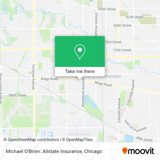 Michael O'Brien: Allstate Insurance map