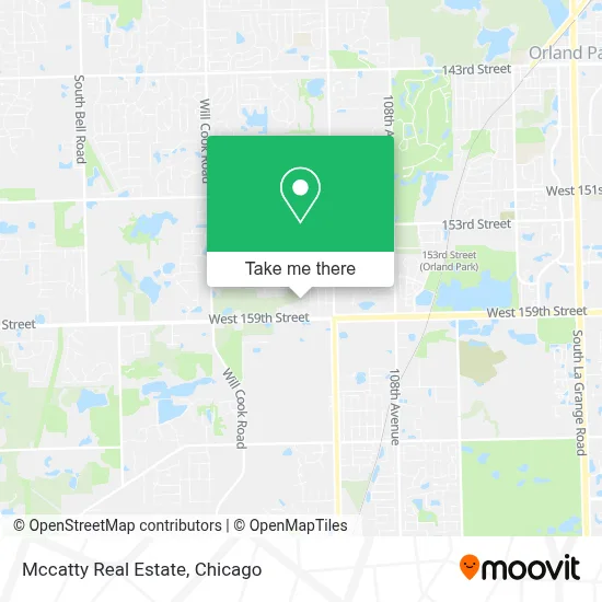 Mccatty Real Estate map