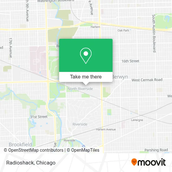 Radioshack map