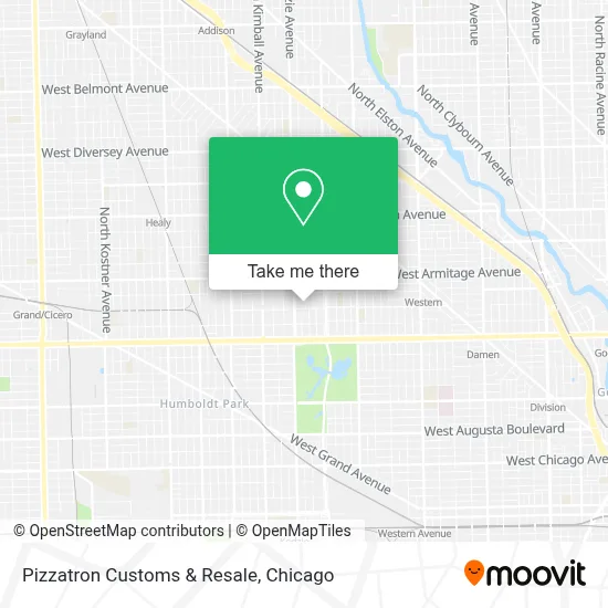 Pizzatron Customs & Resale map