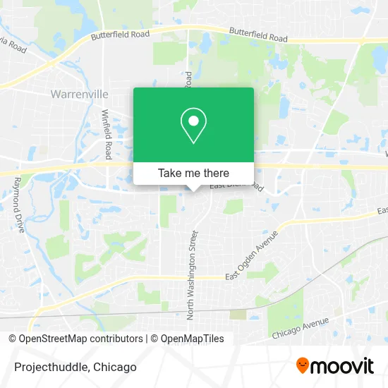 Projecthuddle map