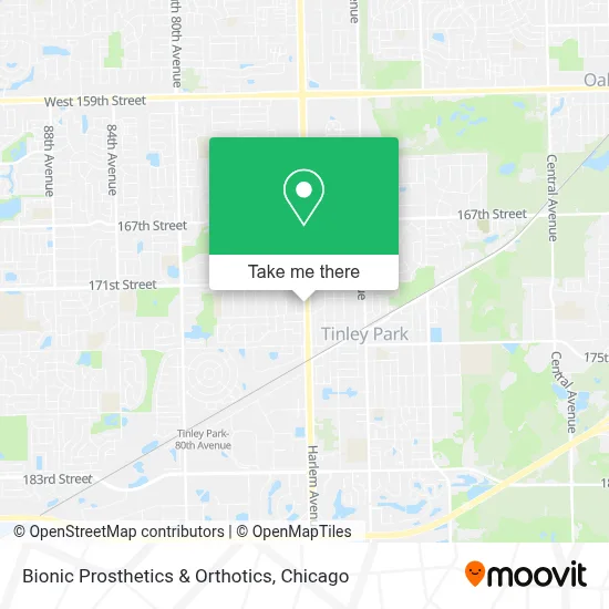 Bionic Prosthetics & Orthotics map