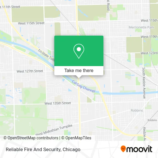 Reliable Fire And Security map