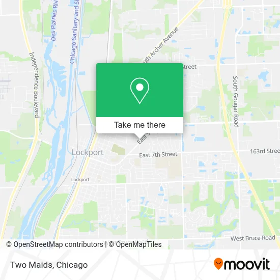 Two Maids map
