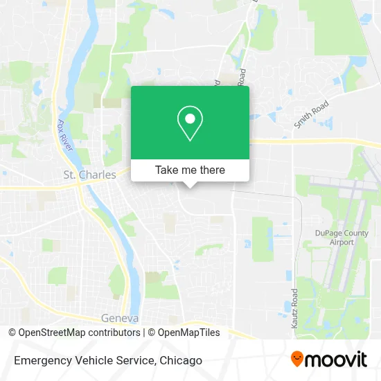 Emergency Vehicle Service map