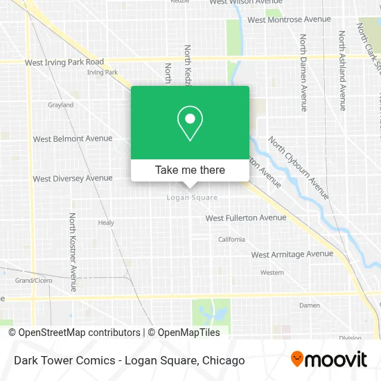 Dark Tower Comics - Logan Square map