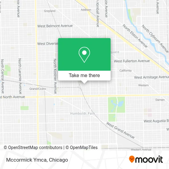 Mccormick Ymca map