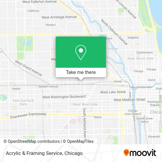 Acrylic & Framing Service map