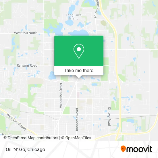 Oil 'N' Go map
