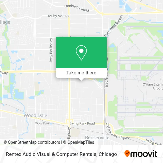 Rentex Audio Visual & Computer Rentals map