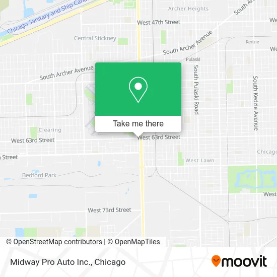 Midway Pro Auto Inc. map