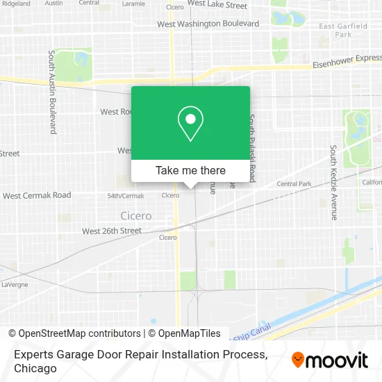 Experts Garage Door Repair Installation Process map