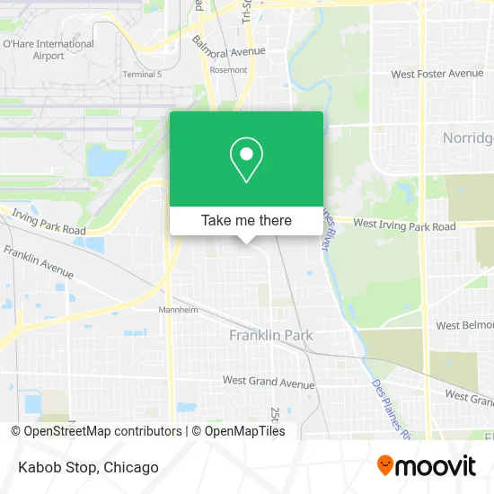 Kabob Stop map