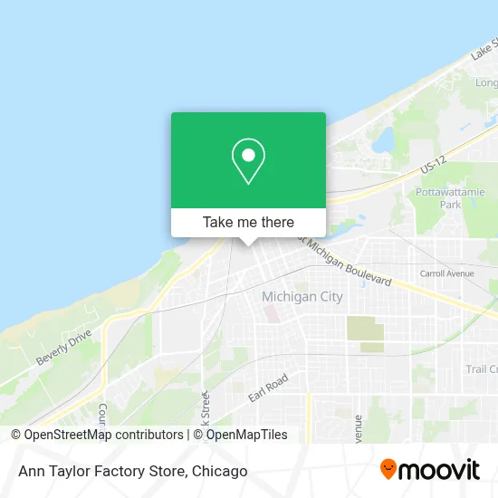 Ann Taylor Factory Store map