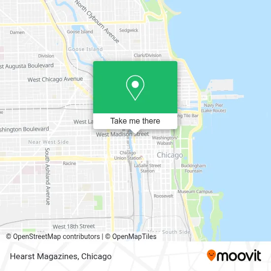Hearst Magazines map