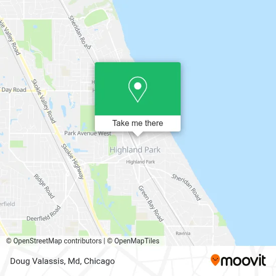 Doug Valassis, Md map