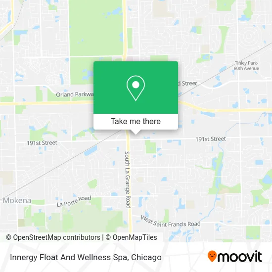 Innergy Float And Wellness Spa map