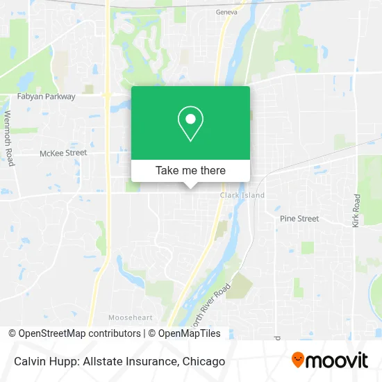 Calvin Hupp: Allstate Insurance map