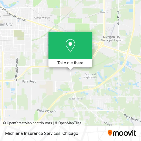 Michiana Insurance Services map