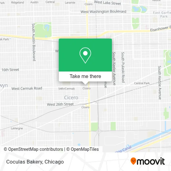 Coculas Bakery map