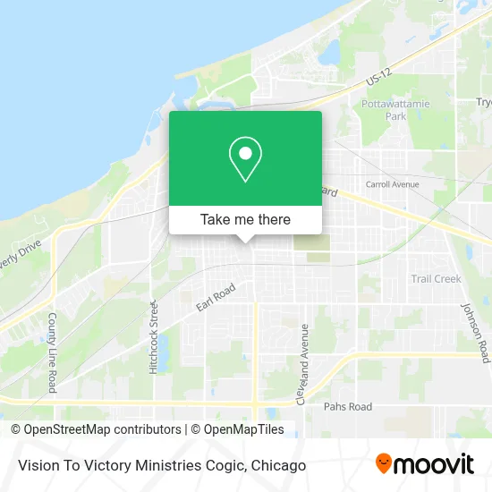 Vision To Victory Ministries Cogic map