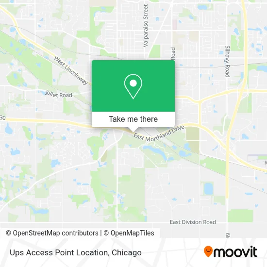 Ups Access Point Location map