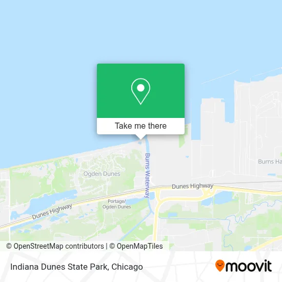 Indiana Dunes State Park map