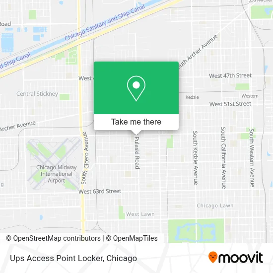 Ups Access Point Locker map