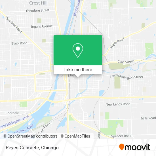Reyes Concrete map