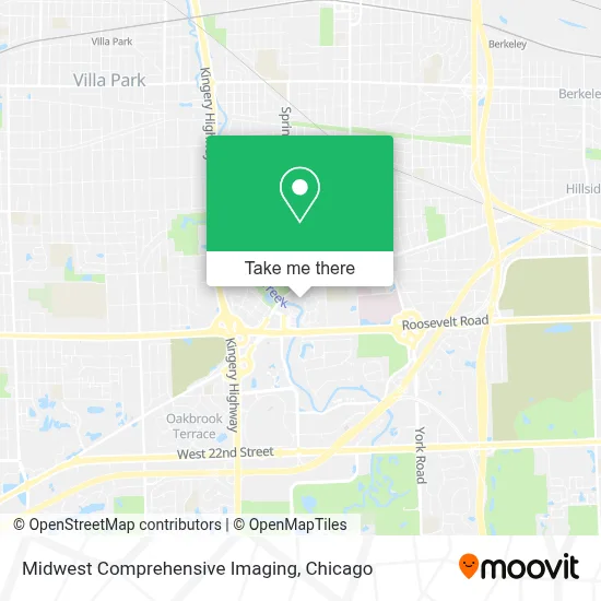 Midwest Comprehensive Imaging map
