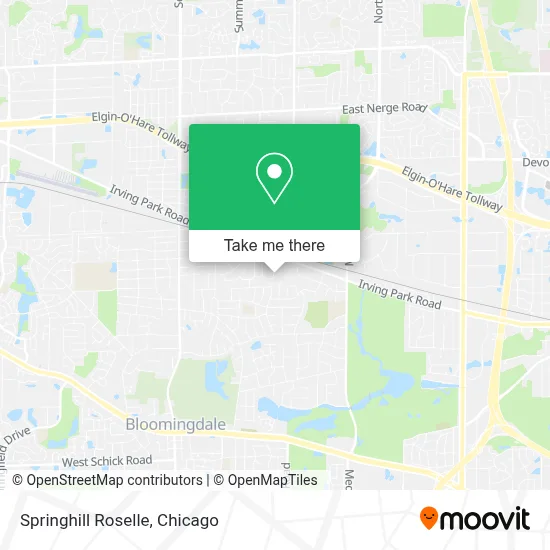 Springhill Roselle map