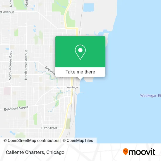Caliente Charters map