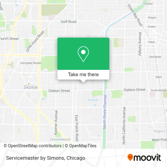 Servicemaster by Simons map