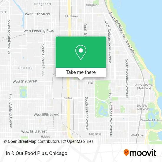 In & Out Food Plus map