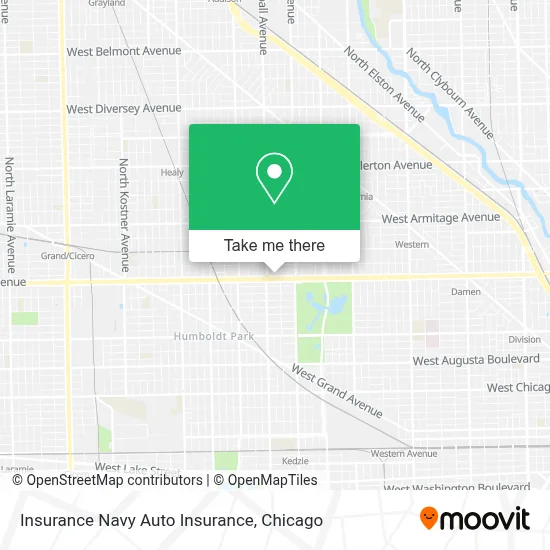 Insurance Navy Auto Insurance map